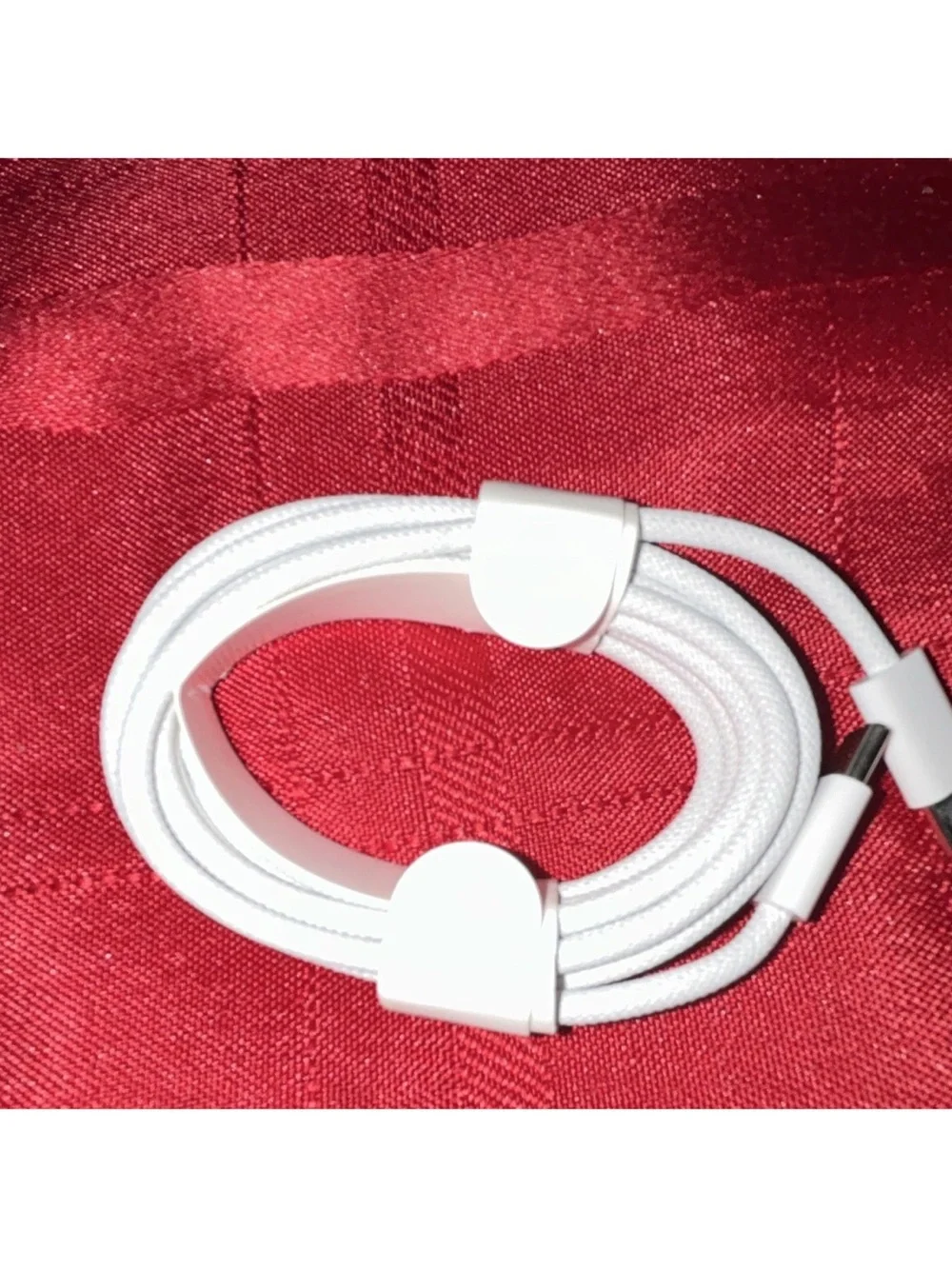White Micro USB Charging Cable - Compatible Cell Phone Accessory